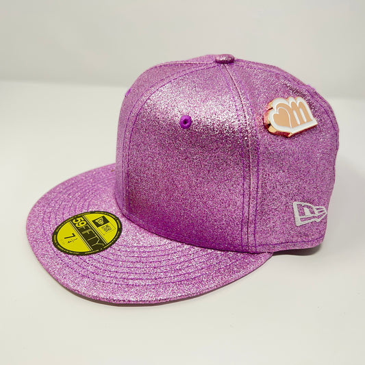 McBlonde purple glitter 59FIFTY cap